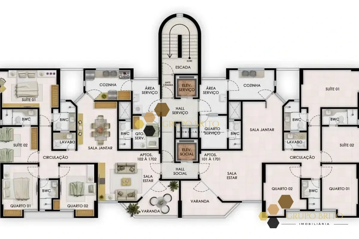 Apartamento 4 Quartos Espinheiro à Venda - Foto 18