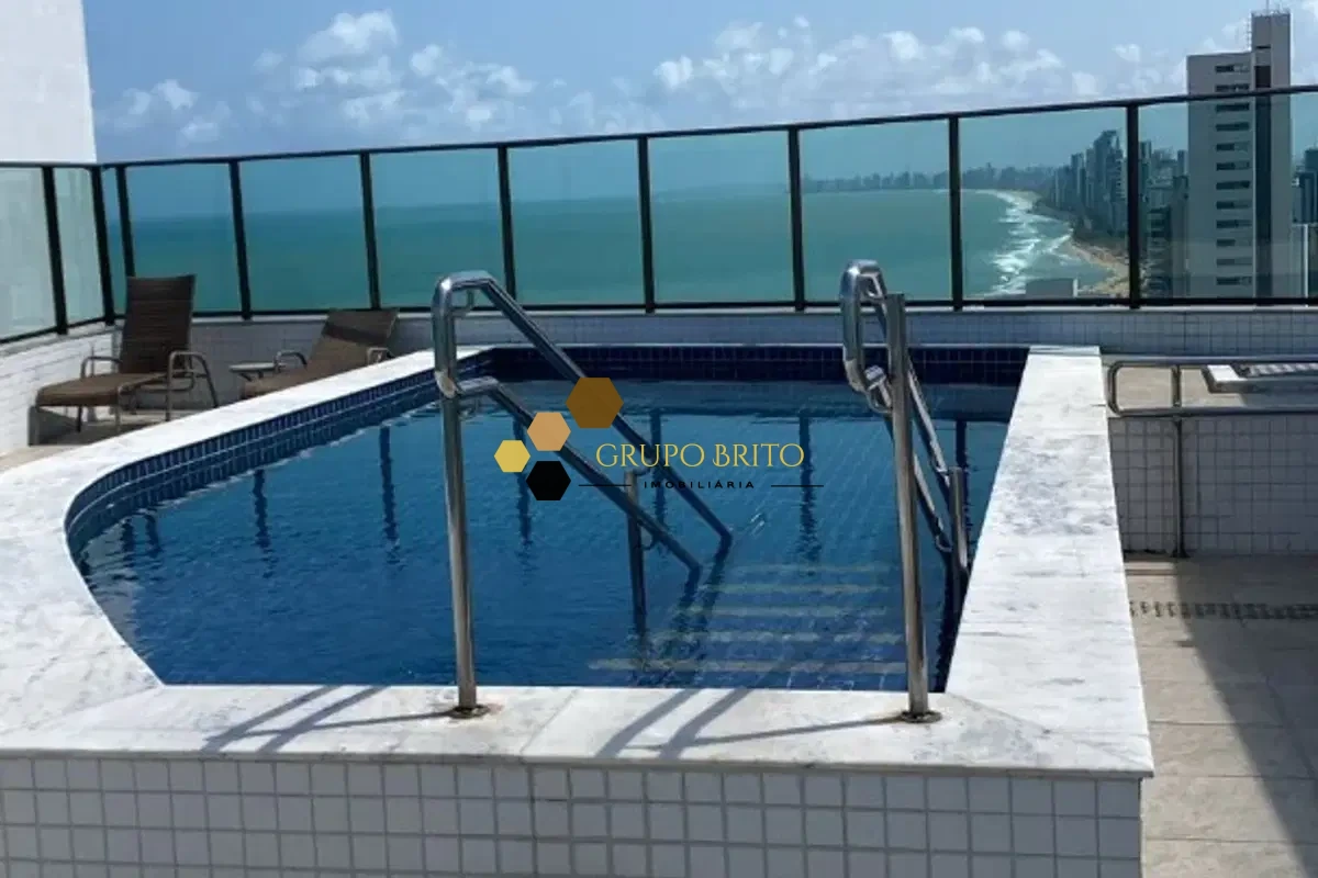 Cobertura 2 Quartos Boa Viagem para Alugar - Foto 4